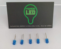 DIODO AZUL 3.5 volts 5MM