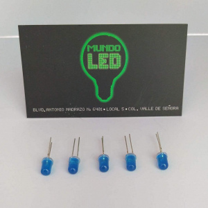 DIODO AZUL 3.5 volts 5MM