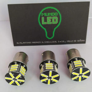 1157 30 LED´S 2 POLOS BLANCO 12 VOLTS 