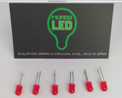 DIODO ROJO 3.5 volts 5MM