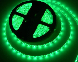 ROLLO DE TIRA LED 3528 VERDE 12 VOLTS 5 METROS