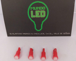 FOCO T5 1 LED COB ROJO 