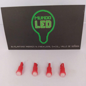 FOCO T5 1 LED COB ROJO 