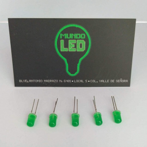 DIODO VERDE 3.5 volts 5MM